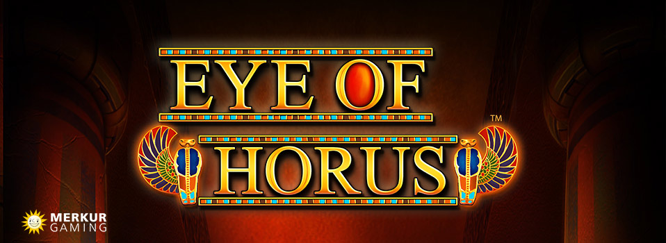 Eye of Horus Slot Logo von Merkur